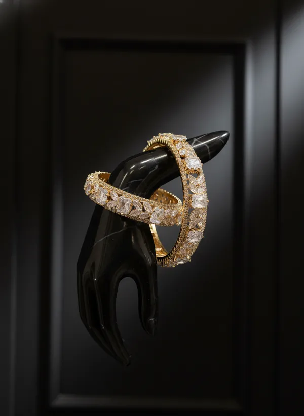 Kohinoor_Leaf_Premium_Zircona_American_Diamond_Bangles