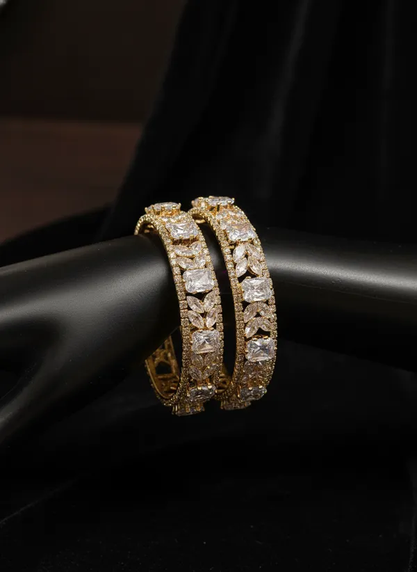 Kohinoor_Leaf_Premium_Zircona_American_Diamond_Bangles