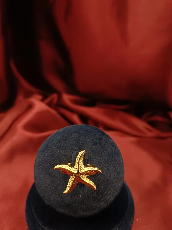 Starfish_Voguish_18K_Gold-Plated_Abstract_Openable_Finger_Ring