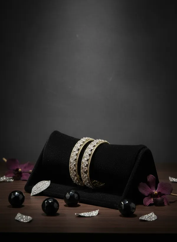 Leaf_American_Diamonds_Zircona_Shine_Bangles