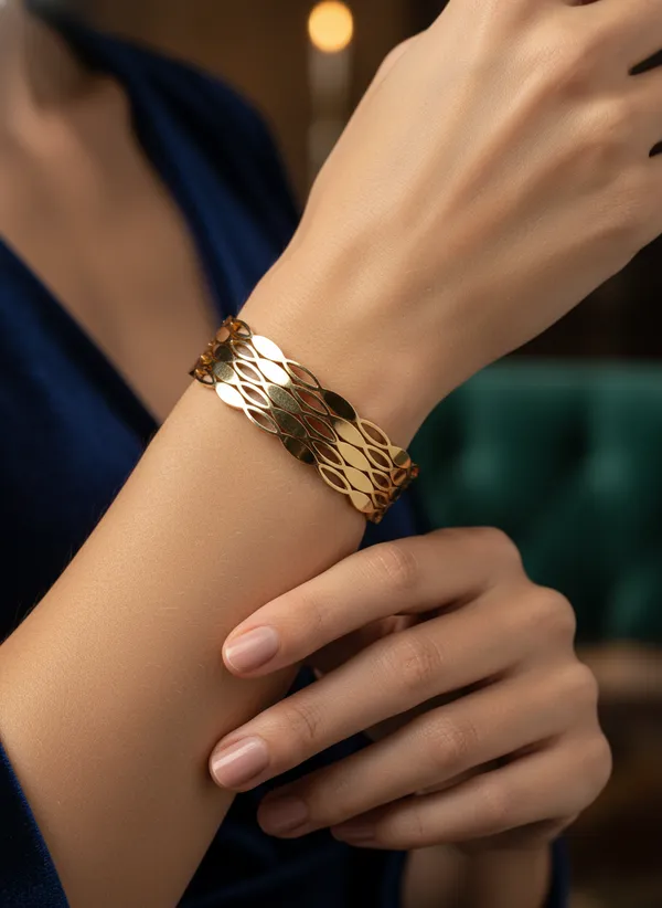 Emine_gold_Anti_Tarnish_Bracelet
