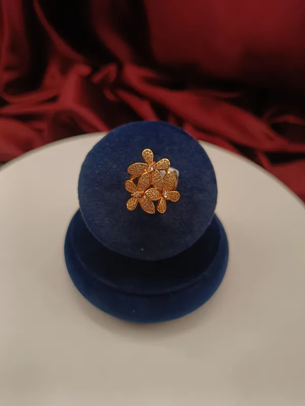 Gold_Diamond_Floral_Vogue_Cz_American_Diamond_Ring