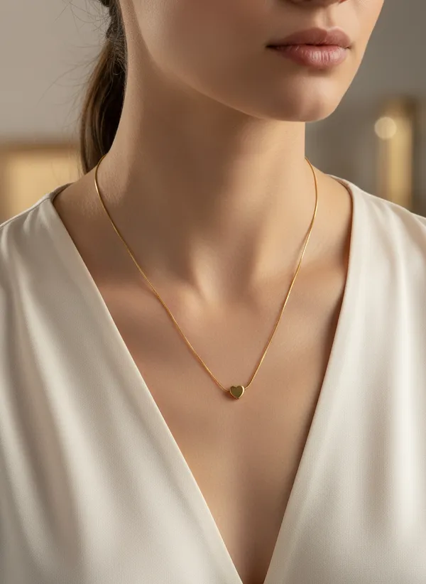 Nosi_Gold_Heart_Anti_Tarnish_Chain