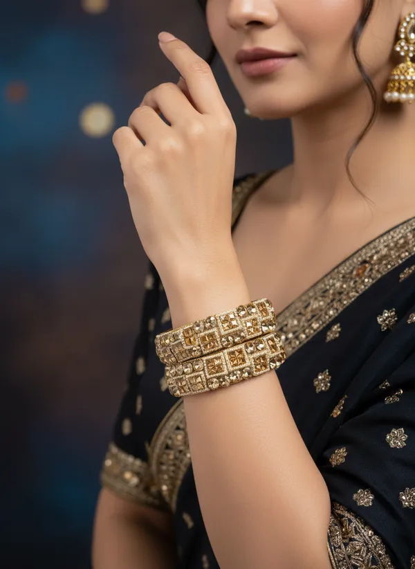 Golden_Cubic_Crystal_Stones_Kundan_Bangles