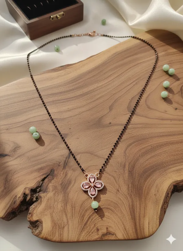 Pink_Pastle_Green_Diana_CZ_Mangalsutra