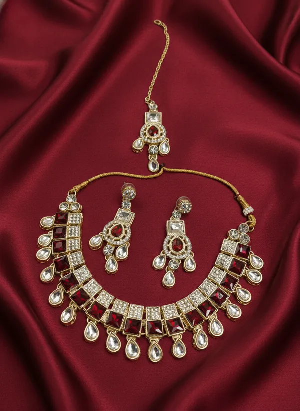 Red_Cubic_Kundan_Necklace_Set
