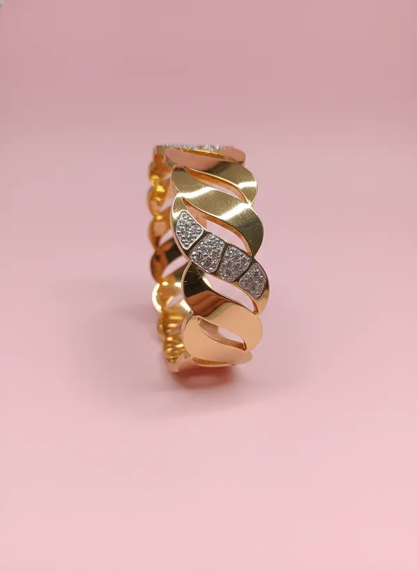 HJAT6441264_Feather_Diamond_Studd_Anti_tarnish_Bracelet
