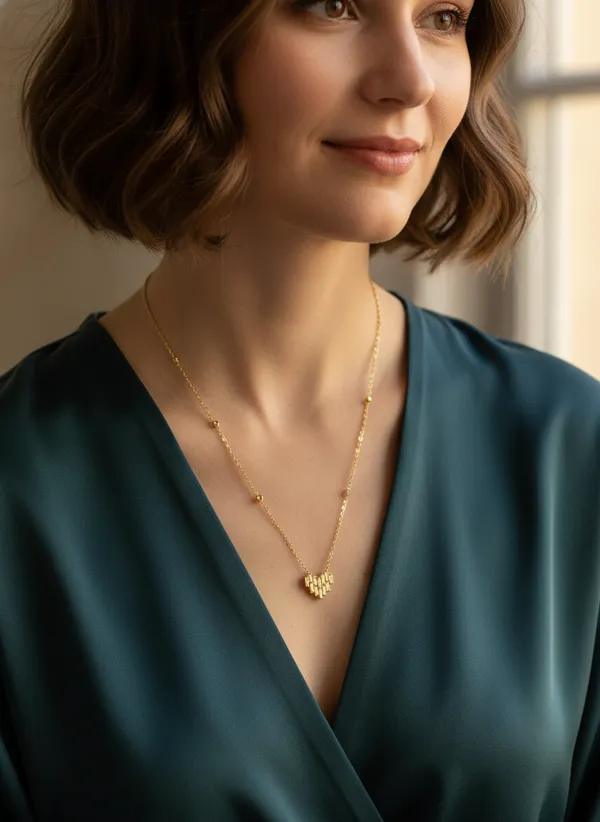 Robot_Heart_Anti_Tarnish_Necklace_chain