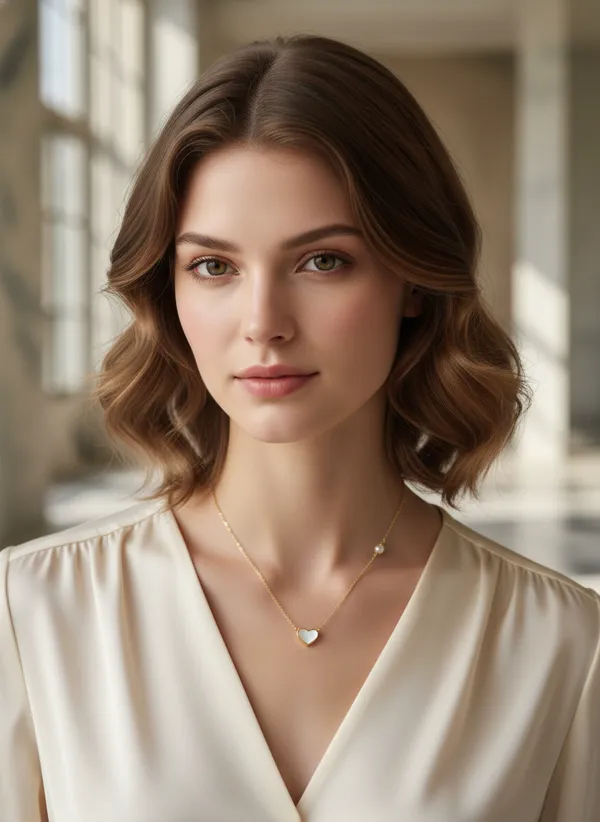 white_Heart_pearl_Anti_Tarnish_Chain