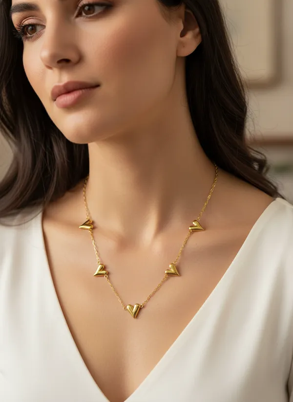 Silk_Heart_Anti_Tarnish_Necklace_set