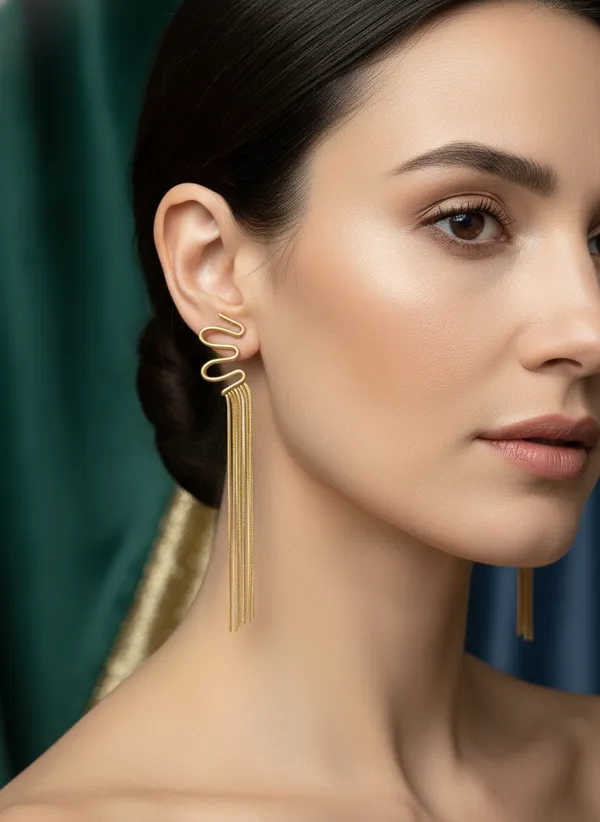 Snake_dangler_Anti_Tarnish_Earings
