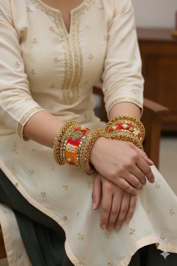 Cubic_Studd_Yellow_Red_Golden_Kundan_Bridal_Bangles