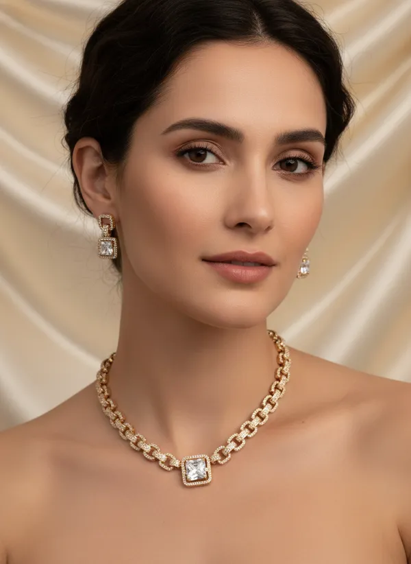 Zoid_American_Diamond_Zirconia_White_Necklace_Set