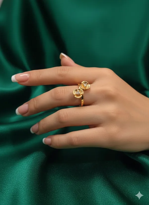 Gold_Plated_Lotus_Amrican_Diamond_Ring