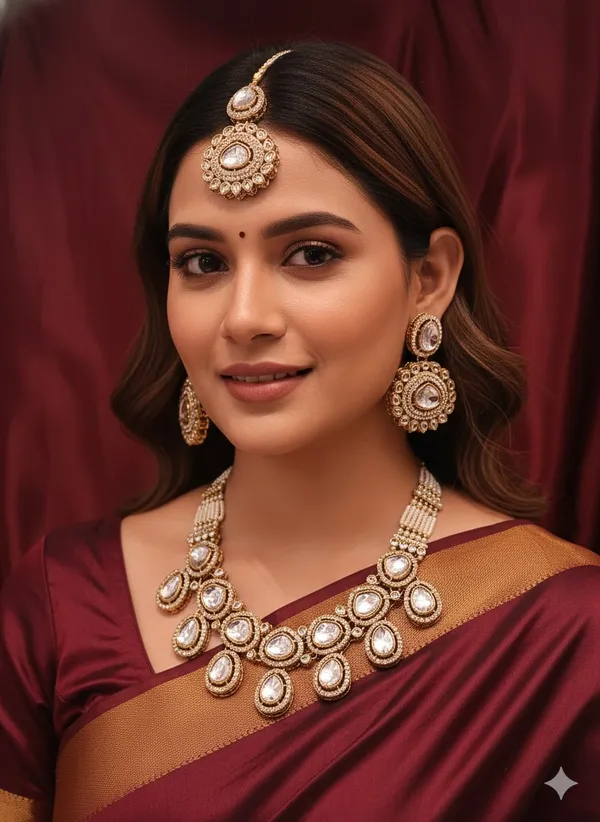 Golden_White_Harmony_Kundan_Necklace_Set