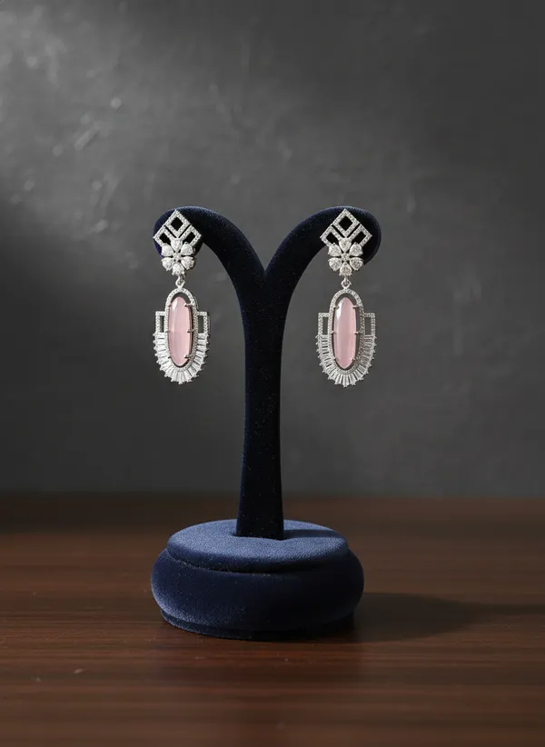 Pink_Cubic_Victorian_American_Diamond_Zirconia_Earings