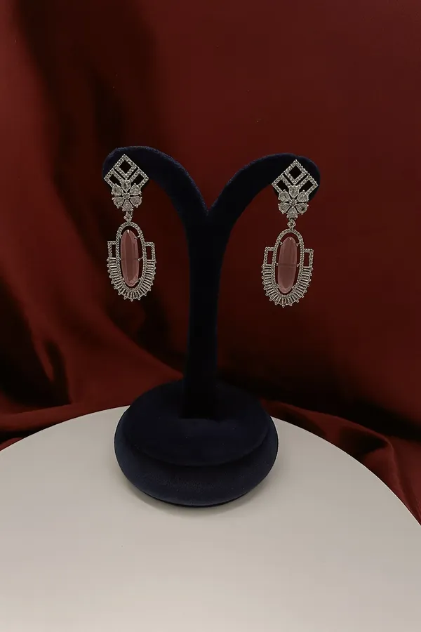 Pink_Cubic_Victorian_American_Diamond_Zirconia_Earings