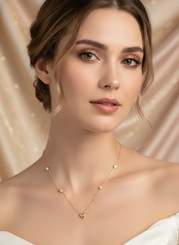 Heart__studd_Anti_tarnish_chain