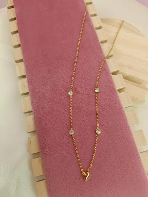 Heart__studd_Anti_tarnish_chain