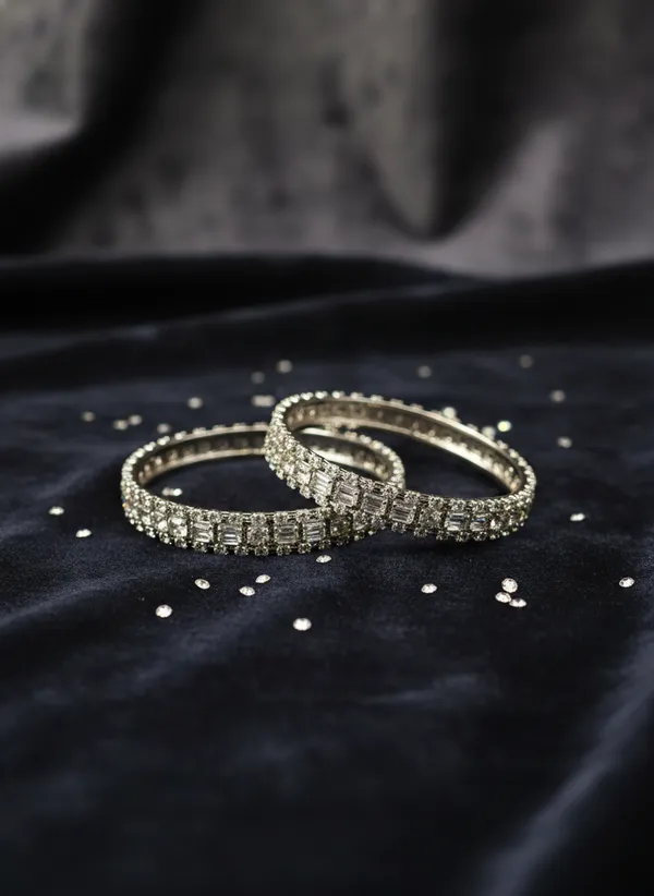 Rhodium-Plated_White_Cubic_Zirconia_Studded_Handcrafted_Luxe_Bangles_For_Women