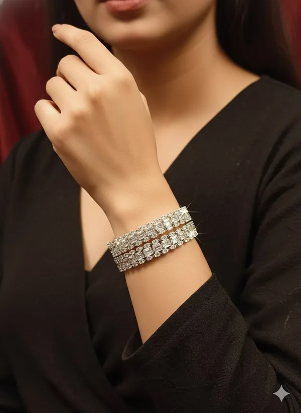Rhodium-Plated_White_Cubic_Zirconia_Studded_Handcrafted_Luxe_Bangles_For_Women