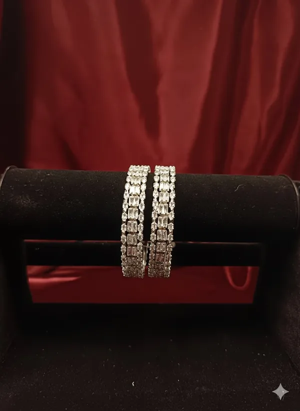 Rhodium-Plated_White_Cubic_Zirconia_Studded_Handcrafted_Luxe_Bangles_For_Women