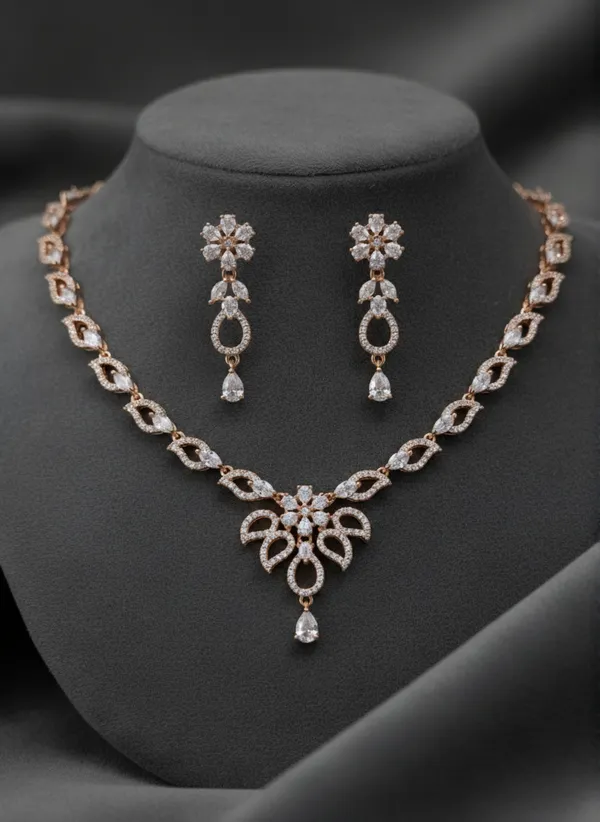 Lotus_Vogue_Gold_Zerconia_Studd_Amrican_Diamond_Necklace_Set