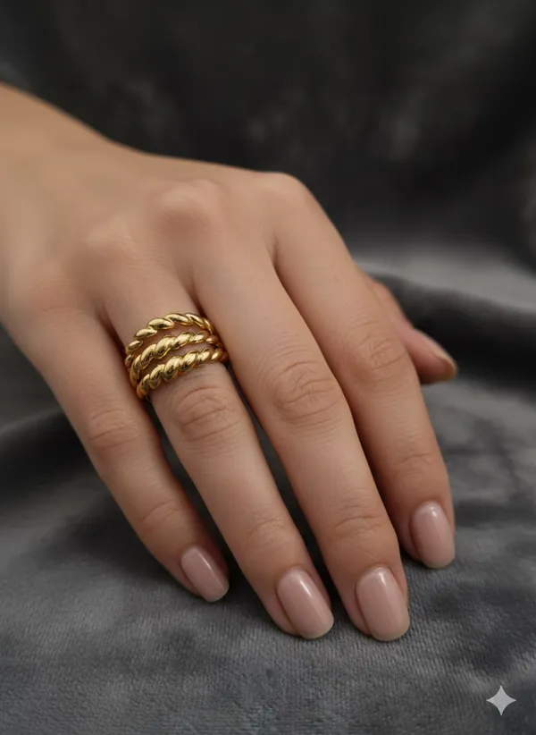 Tri_Noted_Voguish_18K_Gold-Plated_Abstract_Openable_Finger_Anti_Tarnish_Ring