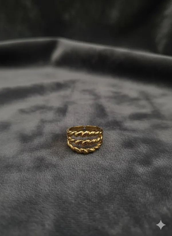 Tri_Noted_Voguish_18K_Gold-Plated_Abstract_Openable_Finger_Anti_Tarnish_Ring