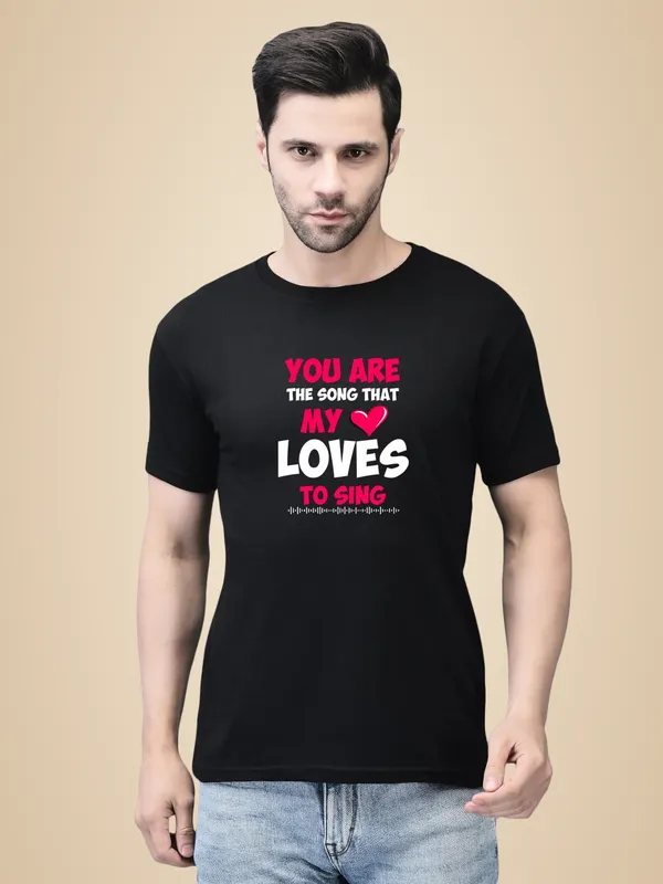 Black_Cotton_Printed_Crew_Neck_Half_Sleeve_T-Shirt_For_Men