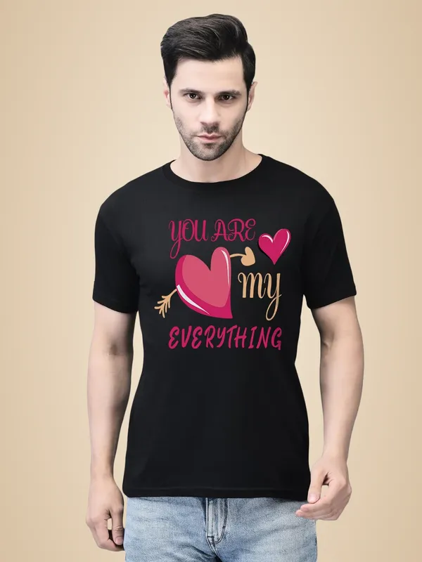 Black_Cotton_Printed_Crew_Neck_Half_Sleeve_T-Shirt_For_Men