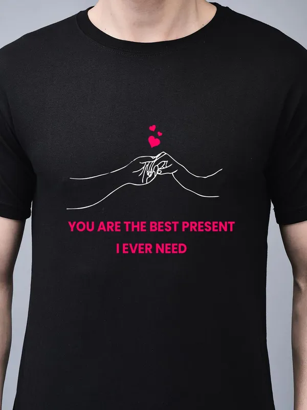 Black_Cotton_Printed_Crew_Neck_Half_Sleeve_T-Shirt_For_Men
