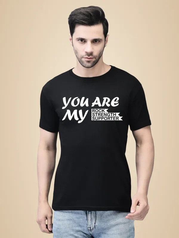 Black_Cotton_Printed_Crew_Neck_Half_Sleeve_T-Shirt_For_Men
