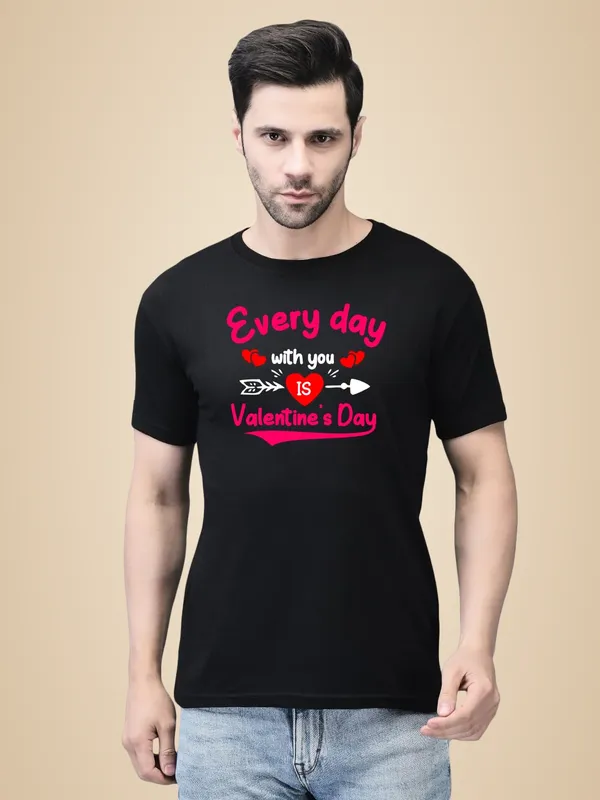 Black_Cotton_Printed_Crew_Neck_Half_Sleeve_T-Shirt_For_Men