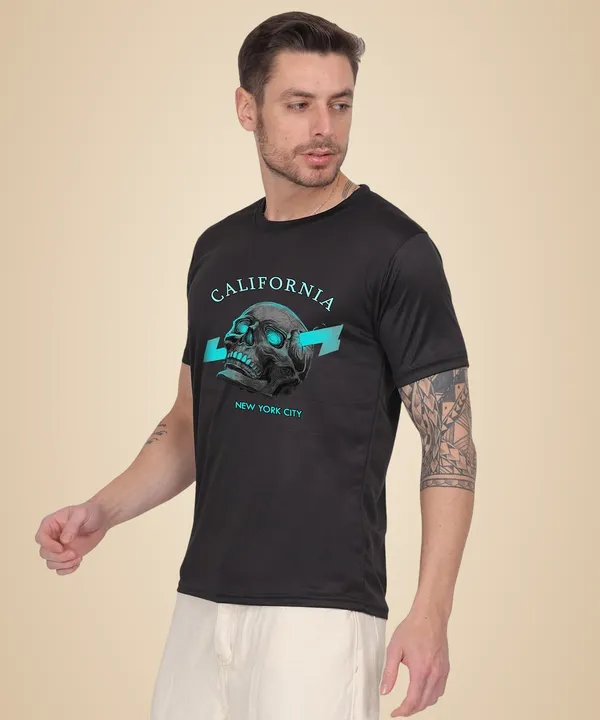 Black_Cotton_Printed_Crew_Neck_Half_Sleeve_T-Shirt_For_Men
