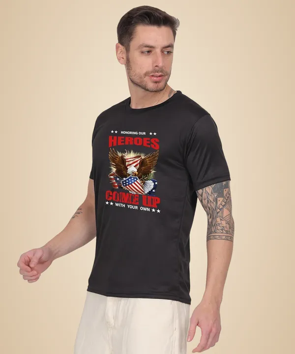 Black_Cotton_Printed_Crew_Neck_Half_Sleeve_T-Shirt_For_Men