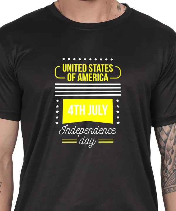 Black_Cotton_Printed_Crew_Neck_Half_Sleeve_T-Shirt_For_Men