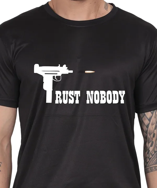 Black_Cotton_Printed_Crew_Neck_Half_Sleeve_T-Shirt_For_Men