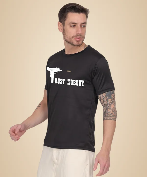 Black_Cotton_Printed_Crew_Neck_Half_Sleeve_T-Shirt_For_Men