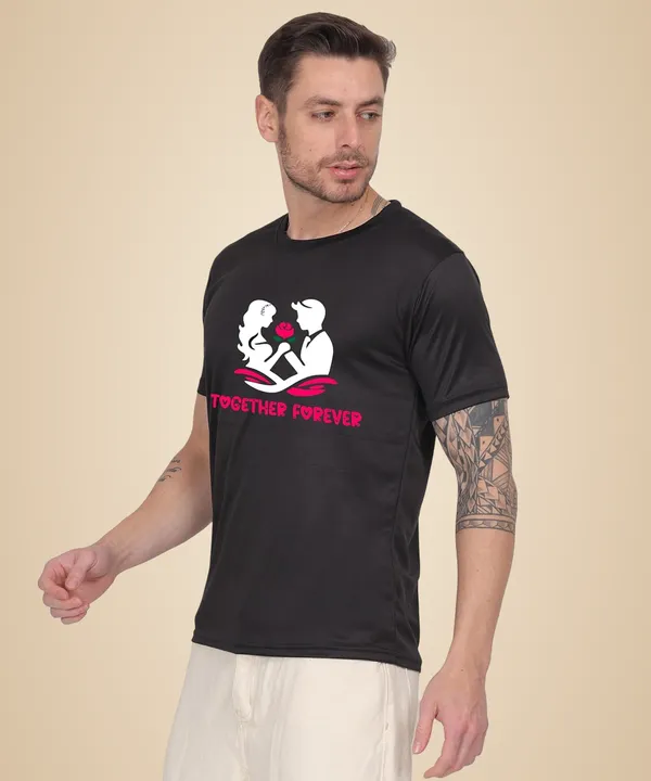 Black_Cotton_Printed_Crew_Neck_Half_Sleeve_T-Shirt_For_Men