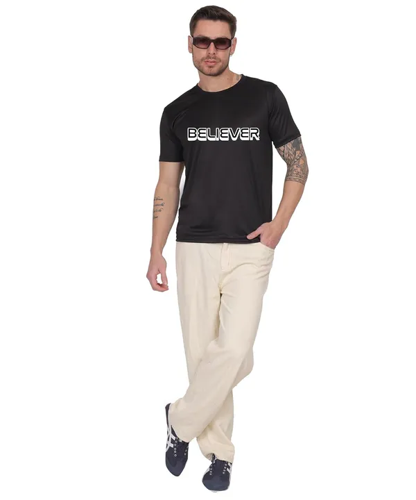 Black_Cotton_Printed_Crew_Neck_Half_Sleeve_T-Shirt_For_Men