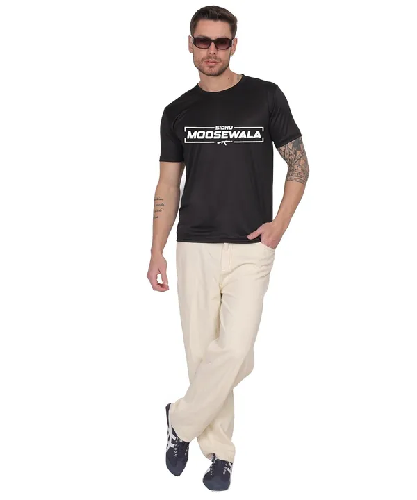 Black_Cotton_Printed_Crew_Neck_Half_Sleeve_T-Shirt_For_Men