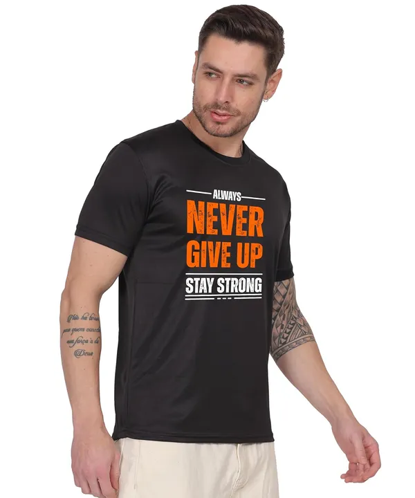 Black_Cotton_Printed_Crew_Neck_Half_Sleeve_T-Shirt_For_Men