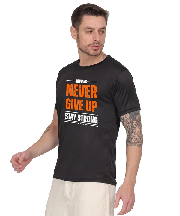 Black_Cotton_Printed_Crew_Neck_Half_Sleeve_T-Shirt_For_Men