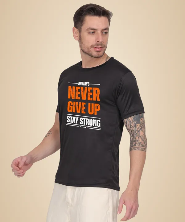 Black_Cotton_Printed_Crew_Neck_Half_Sleeve_T-Shirt_For_Men