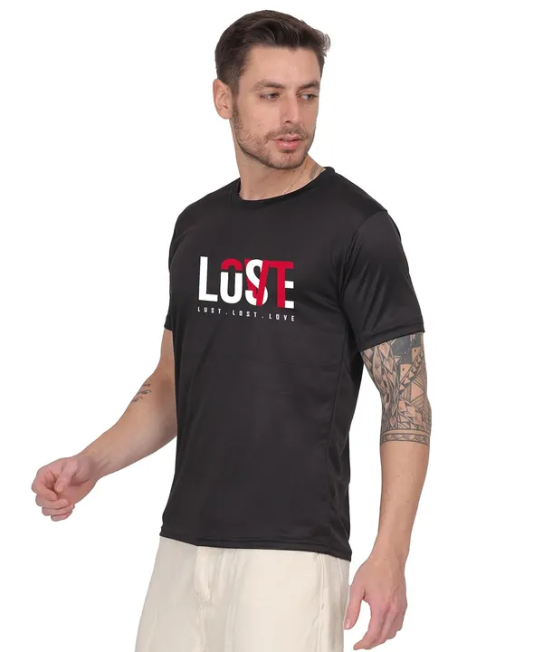 Black_Cotton_Printed_Crew_Neck_Half_Sleeve_T-Shirt_For_Men