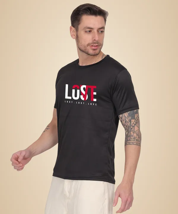 Black_Cotton_Printed_Crew_Neck_Half_Sleeve_T-Shirt_For_Men