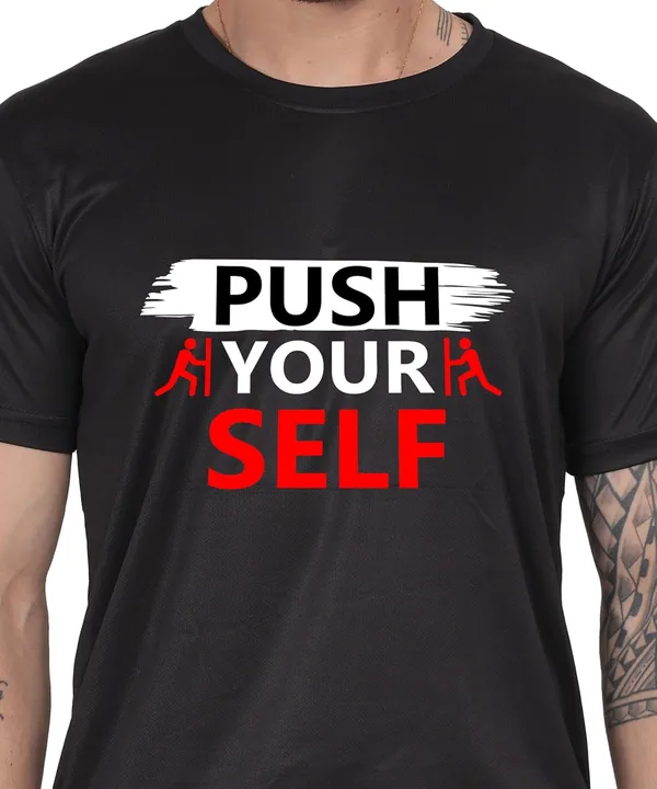 Black_Cotton_Printed_Crew_Neck_Half_Sleeve_T-Shirt_For_Men