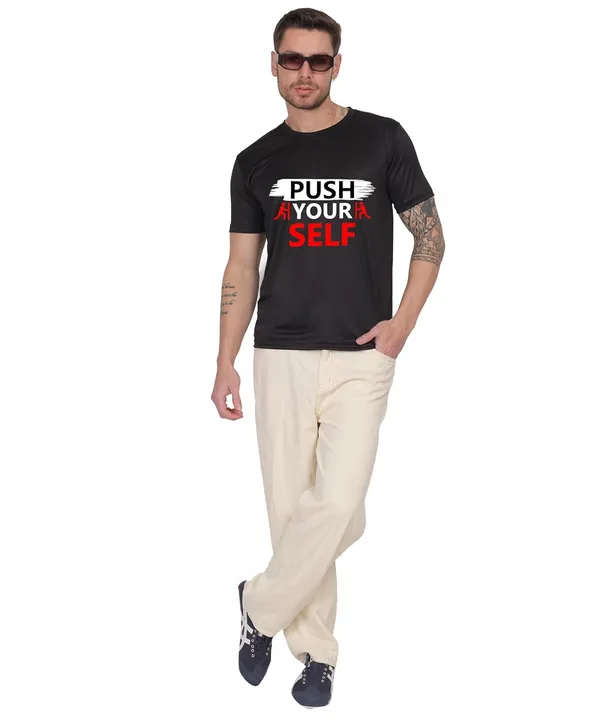 Black_Cotton_Printed_Crew_Neck_Half_Sleeve_T-Shirt_For_Men
