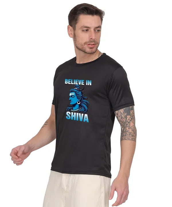 Black_Cotton_Printed_Crew_Neck_Half_Sleeve_T-Shirt_For_Men